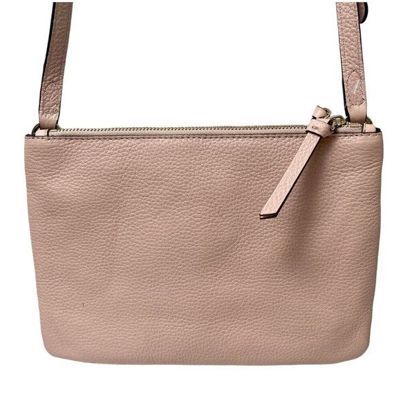 VINCE CAMUTO Crossbody Bag Light Pink Pebble Leather Gally Handbag - Picture 5 of 14